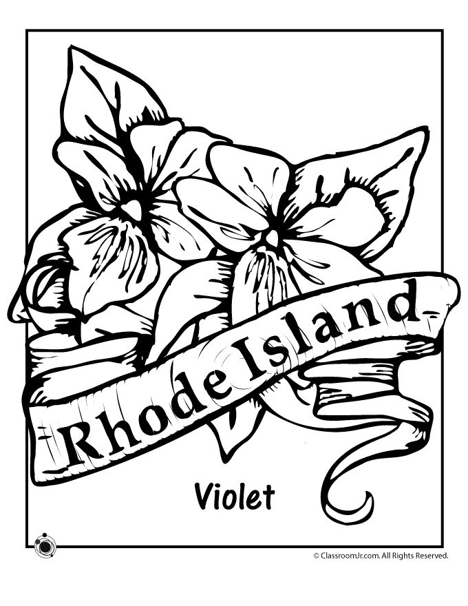 680x880 Rhode Island Coloring Pages