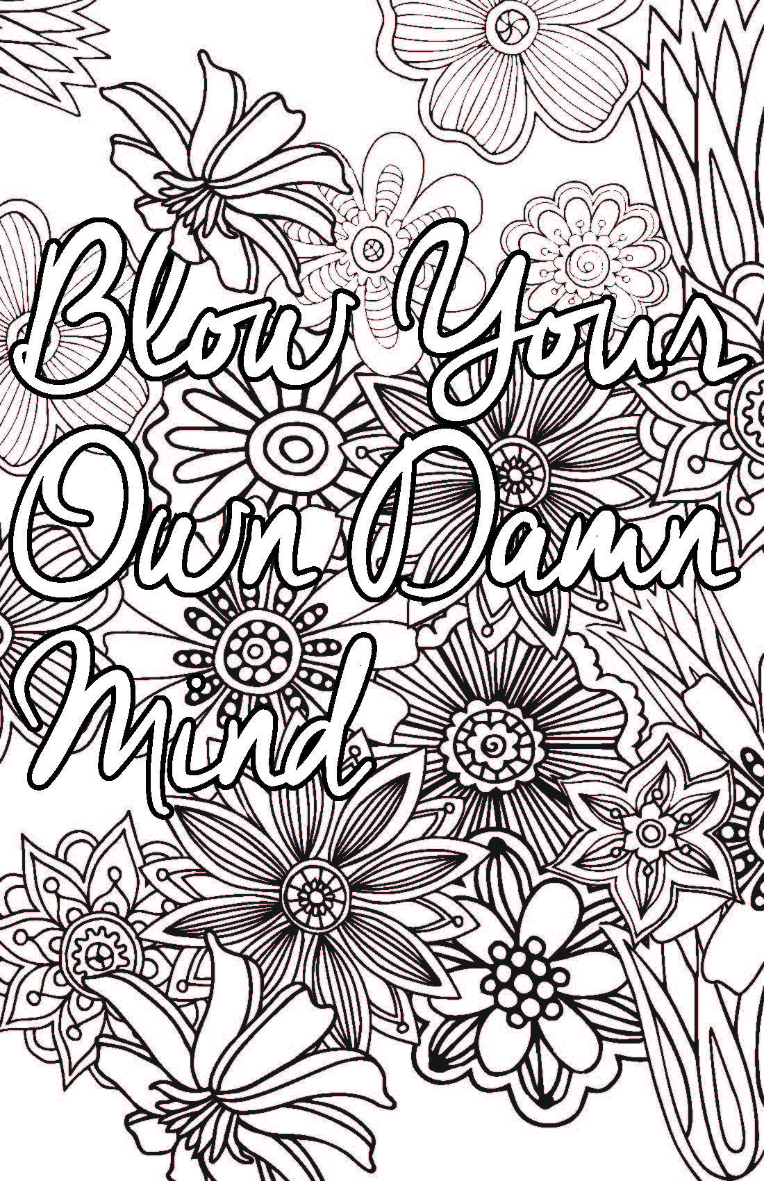 1100x1700 Adult Coloring Pages That Say Exactly What You Need To Hear