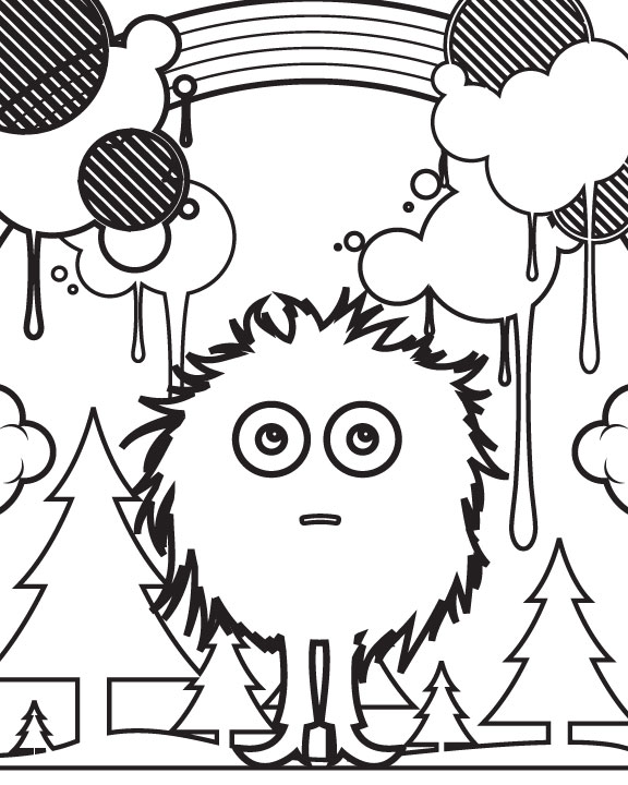 576x720 Creating Your Own Coloring Book Using Photoshop
