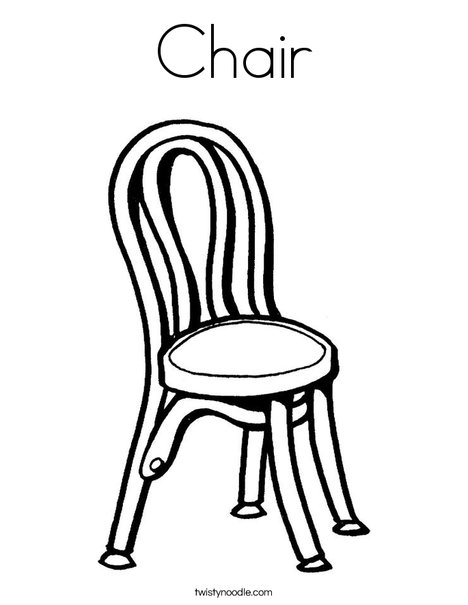 468x605 Chair Coloring Page