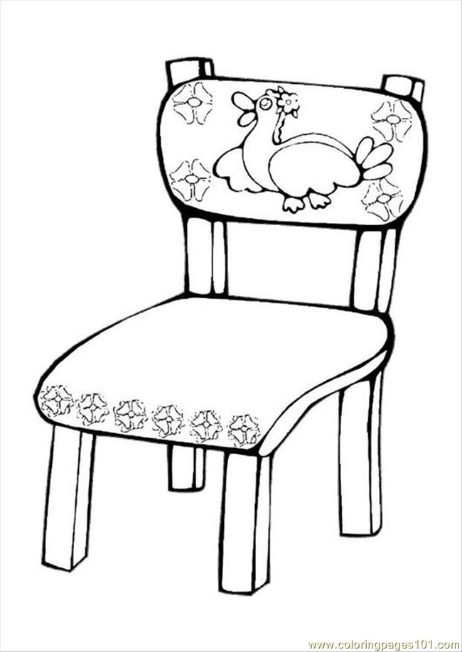 650x918 Ures Pages Photo Chair P Coloring Page