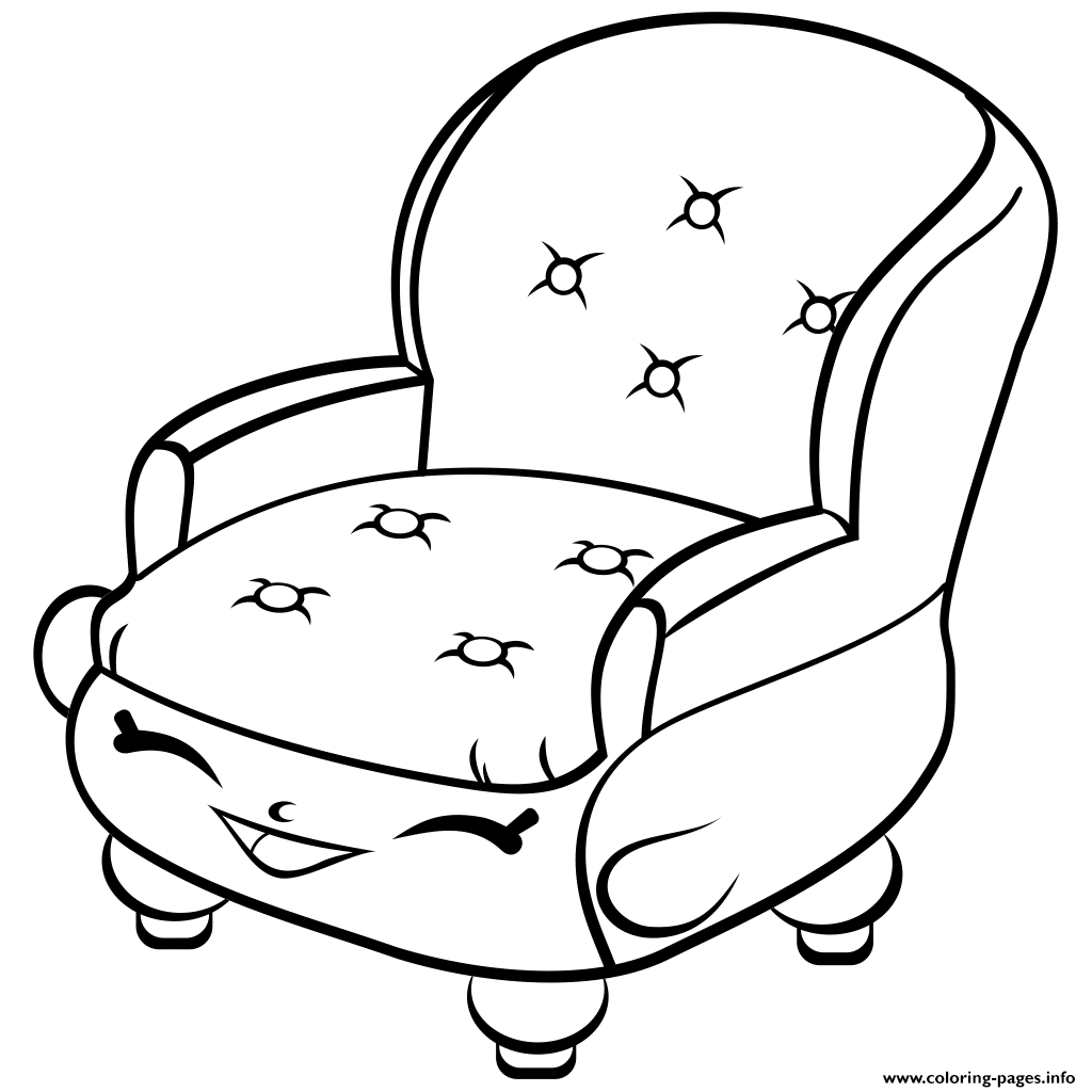 1024x1024 Chair Shopkins Coloring Pages Download