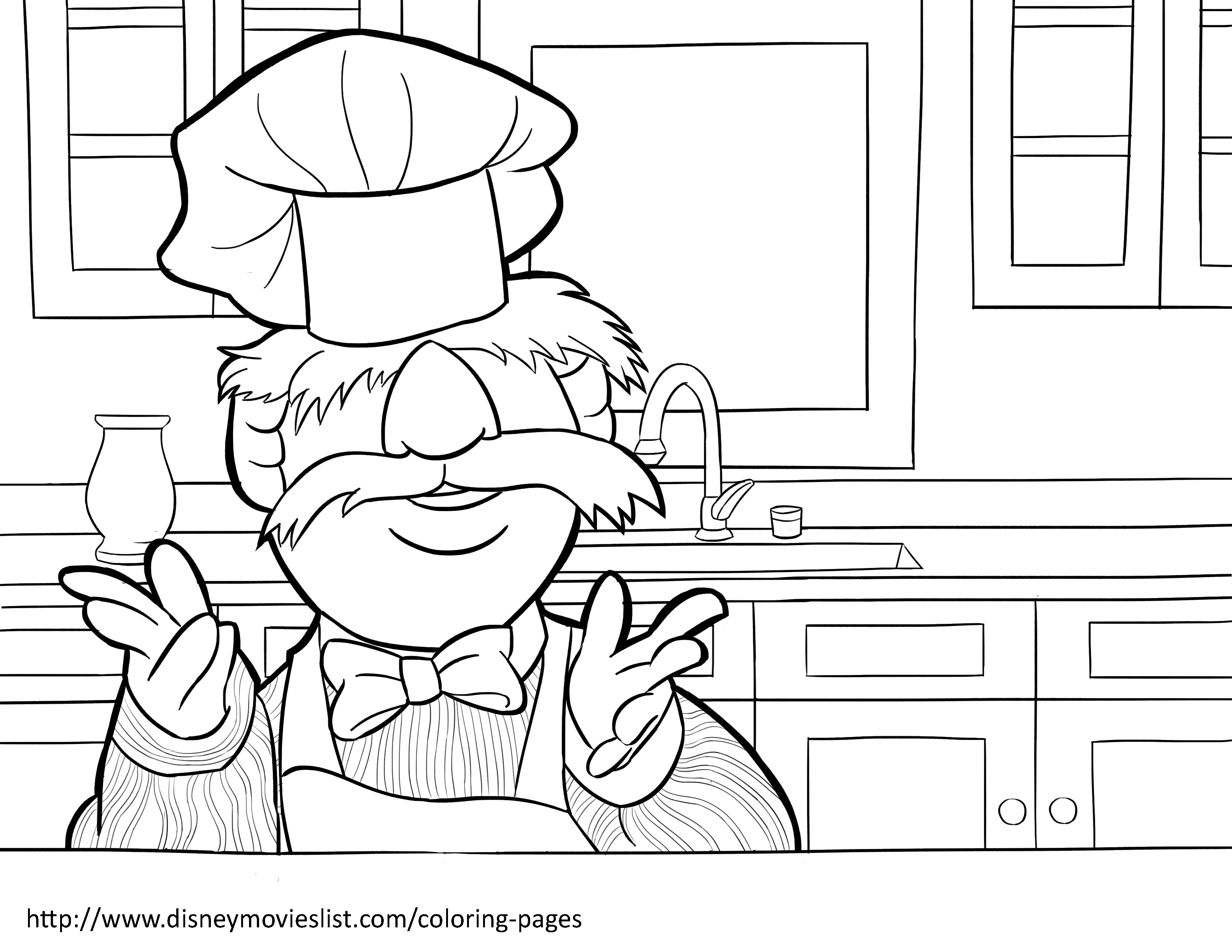 3300x2550 The Muppets Coloring Pages Location Chicago Printable Muppet Free