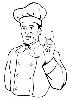 236x330 Chef Coloring Page Worksheets, School Themes And Activities