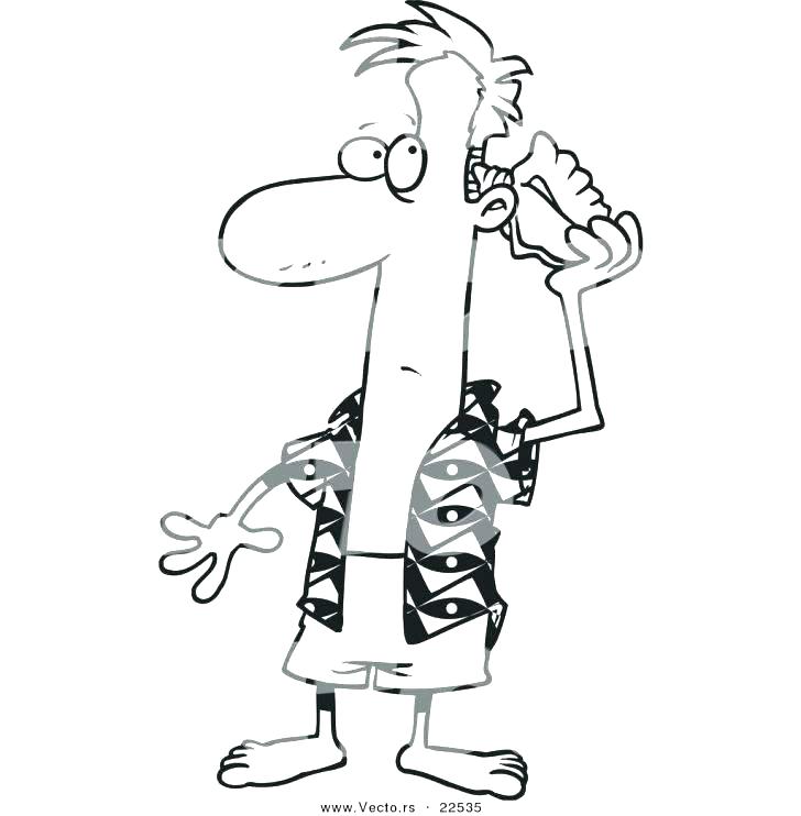 728x742 Ear Coloring Page Covering Ears Coloring Pages Coloring Pages