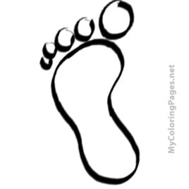 268x268 Best Photos Of Baby Footprint Coloring Pages Free Coloring Pages