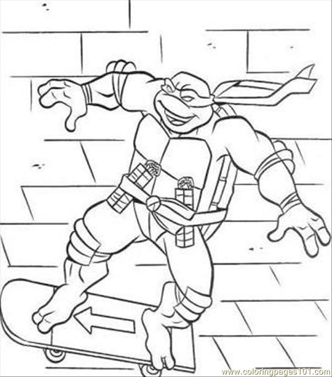 650x738 Tmnt Coloring Pages To Color Online Teenage Mutant Ninja Turtles