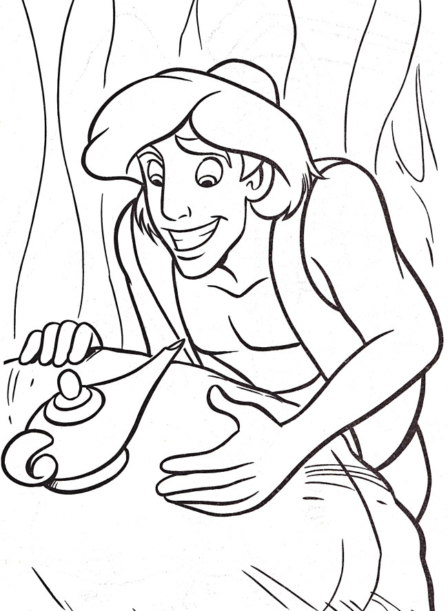 Coloring Page Lamp
