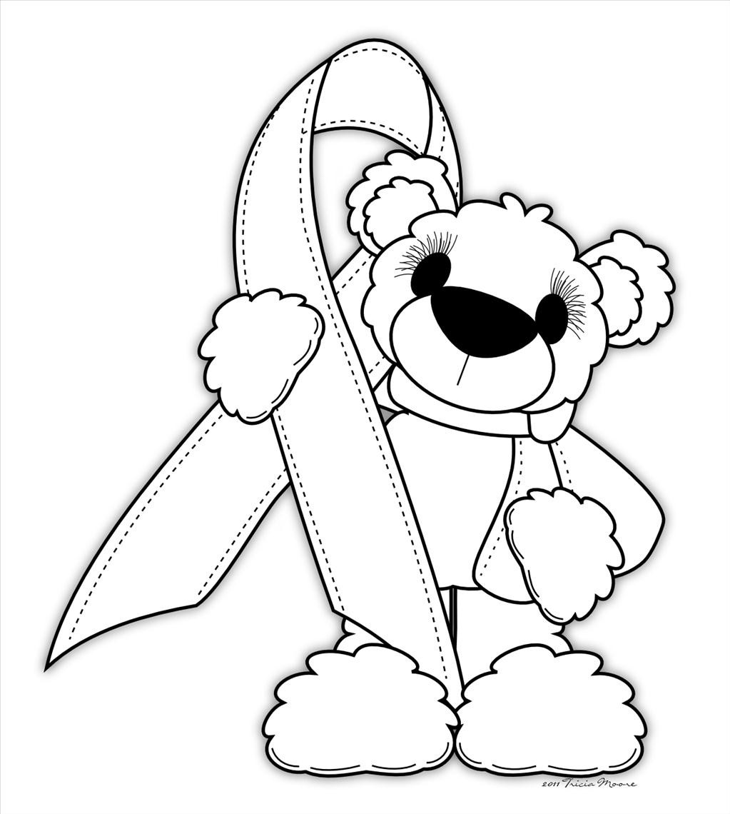 1023x1140 Awareness Ribbon Coloring Page