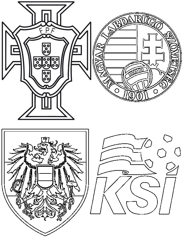 600x800 Coloring Pages Uefa Euro 2016 Drawing