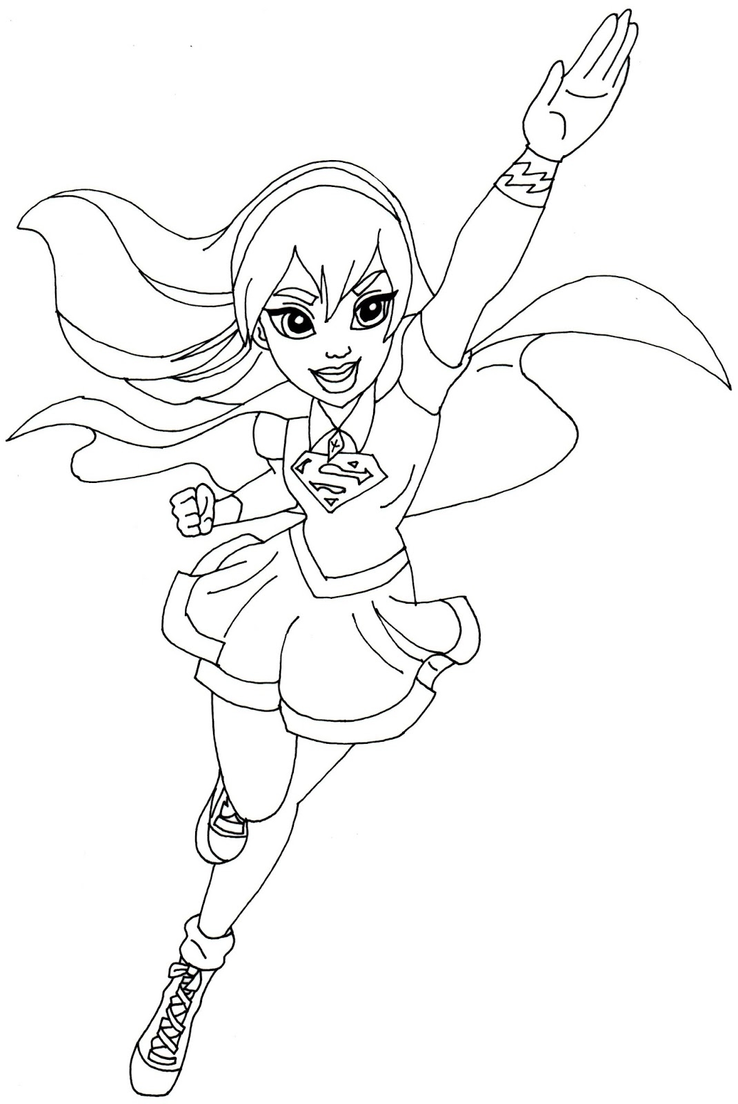 1070x1600 Awesome Free Printable Super Hero High Coloring Pages January 2016