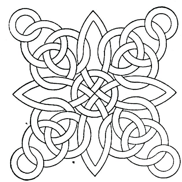 630x630 Geometric Design Coloring Pages Geometric Design Coloring Pages