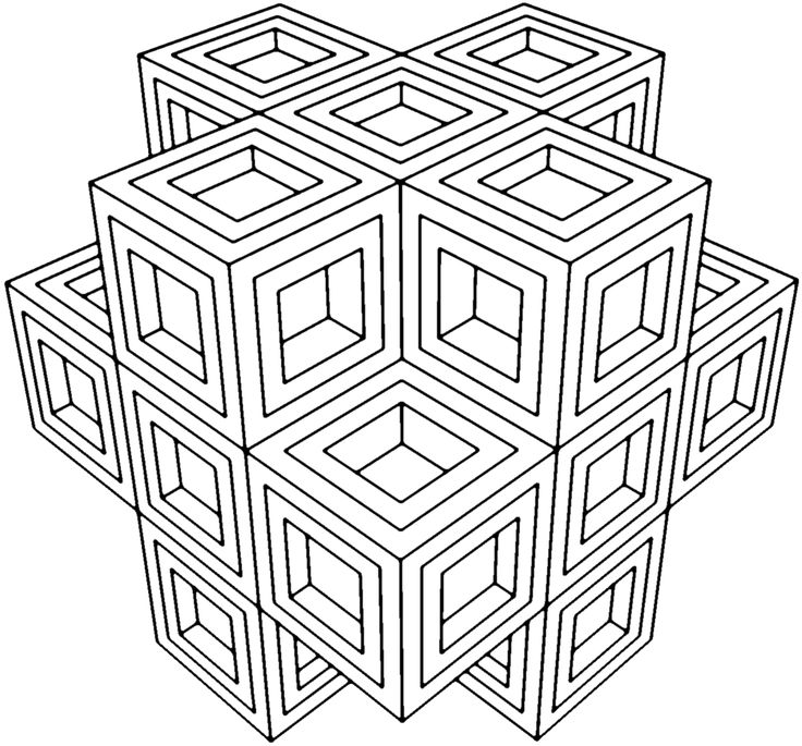 736x685 Prissy Design Geometric Coloring Pages Animals Advanced Christmas