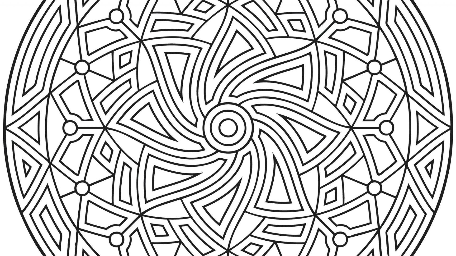 1920x1080 Wonderful 3d Coloring Pages Free Shapes Christmas Colouring Images