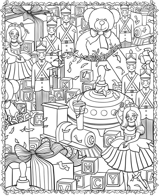 650x798 3d Colouring Book