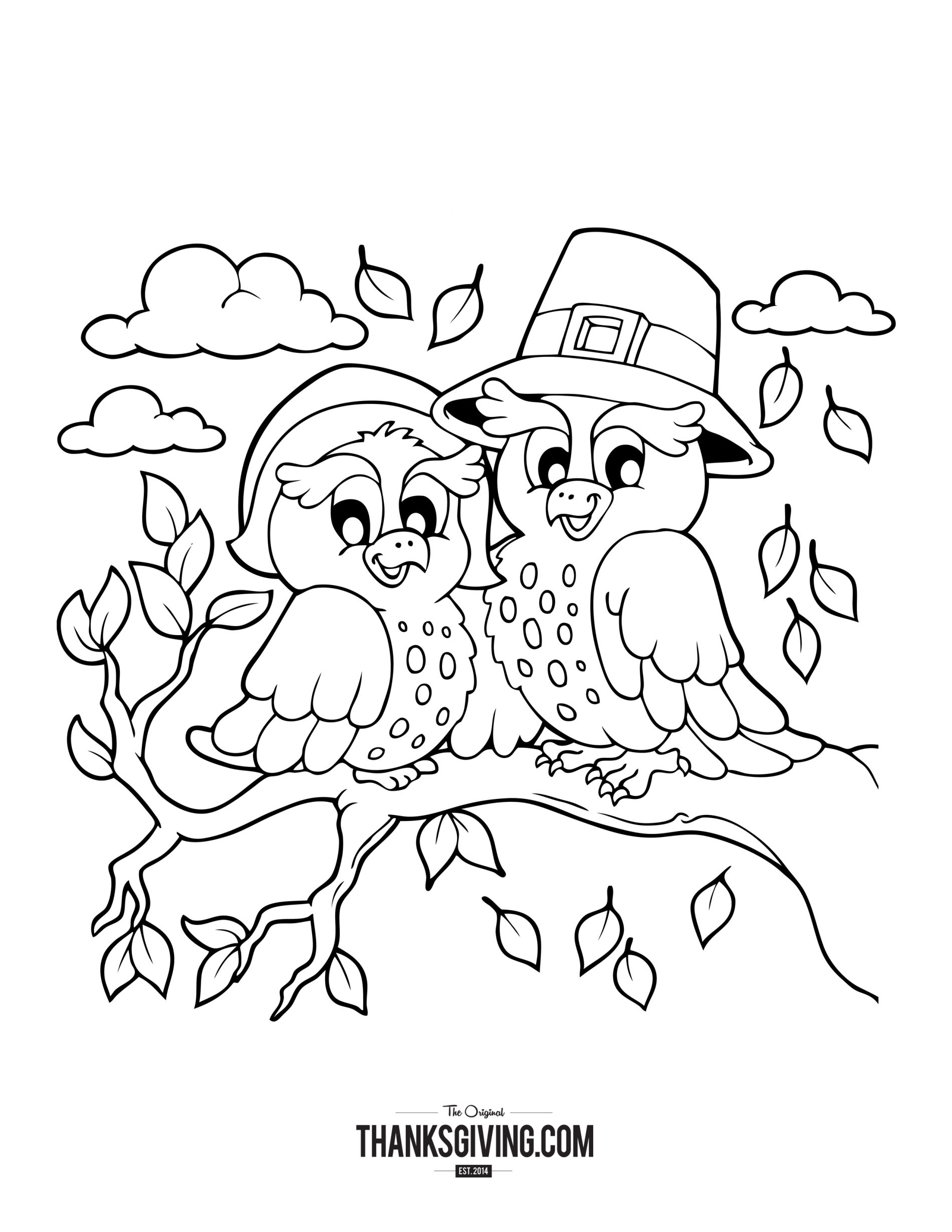 1900x2458 Thanks Giving Coloring Pages