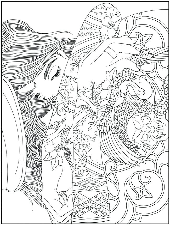 650x863 Abstract Coloring Pages To Print Printable Difficult Coloring