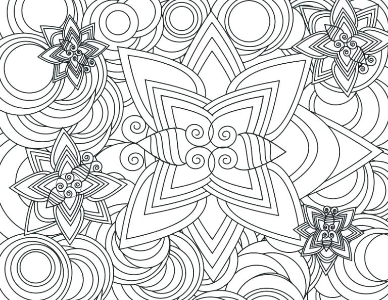 768x593 Free Abstract Coloring Pages Art Printable On Detailed Coloring