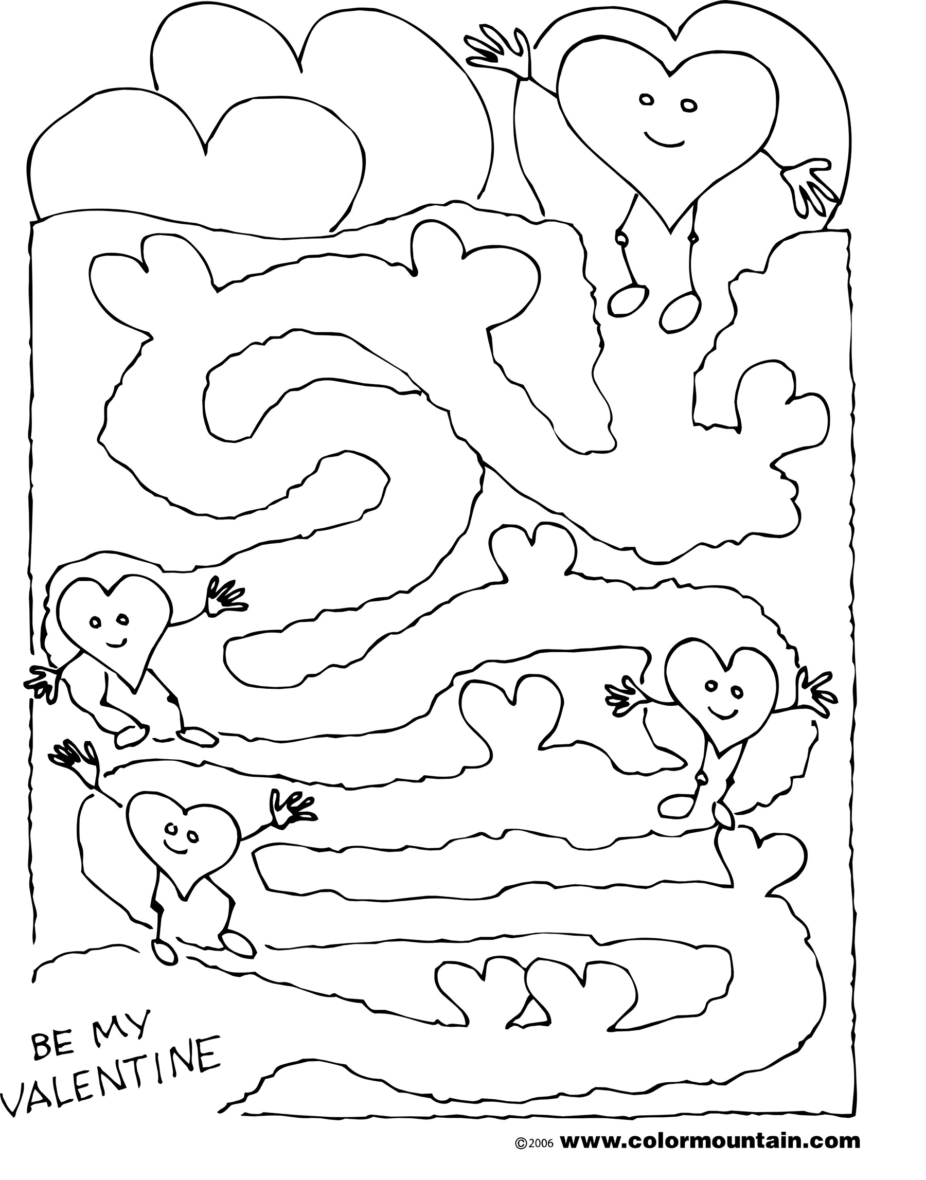 1800x2294 Ellie Magical Morning Maze Coloring Page
