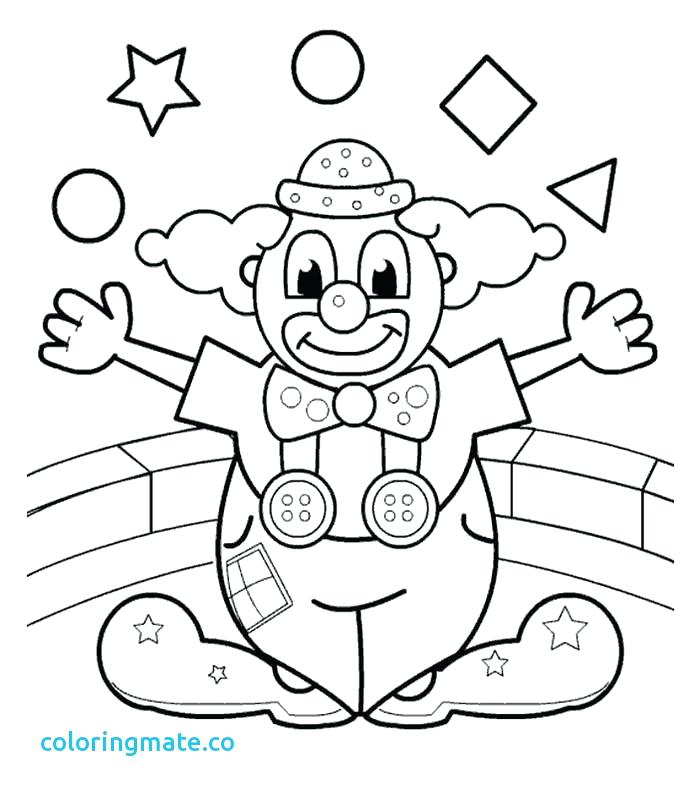 697x799 Circus Coloring Pages Circus Coloring Pages Awesome Clown Coloring