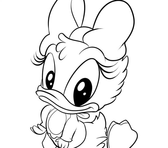 678x600 Coloring Pages Of Disney Characters Free In Baby Design 18