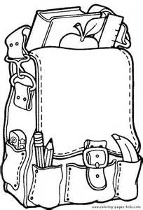 Coloring Pages Back To School