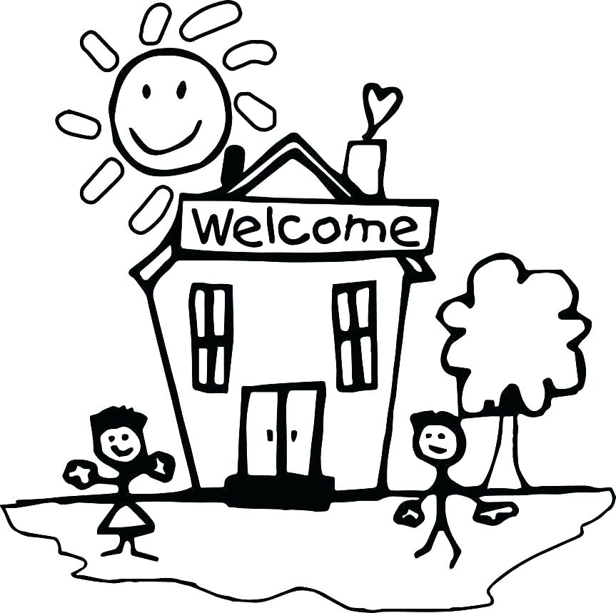 863x859 Back To School Coloring Sheets