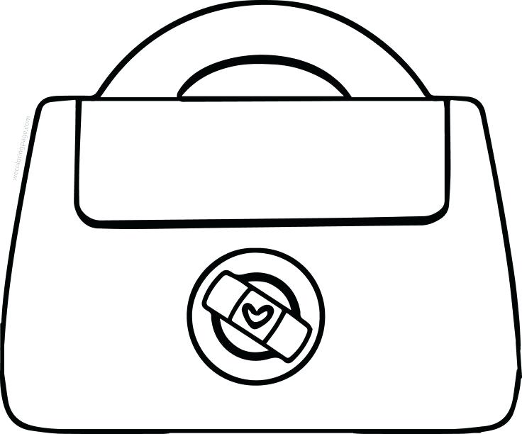 736x612 Doctor Bag Coloring Page Doc Medical Bag Coloring Doctors Bag