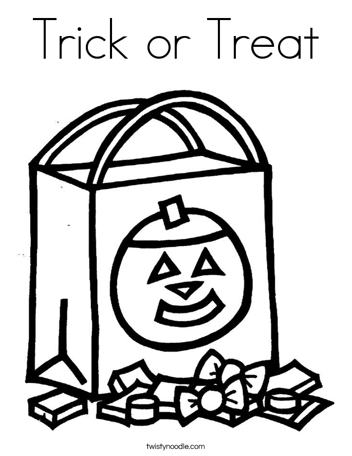 685x886 Trick Or Treat Coloring Pages