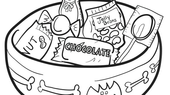 580x326 Trick Treat Coloring Pages Trick Treat Coloring Fun Trick