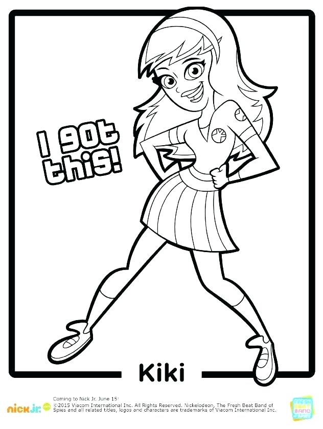632x839 Coloring Fresh Beat Band Coloring Pages Enchanting Spies. Fresh