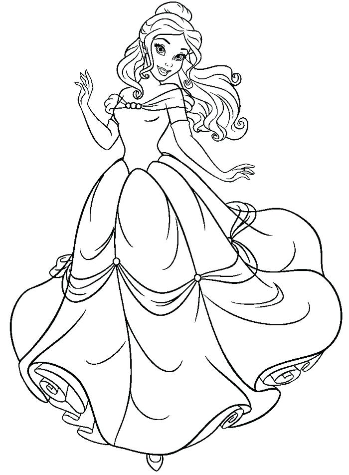 700x952 Beauty And The Beast Coloring Pages