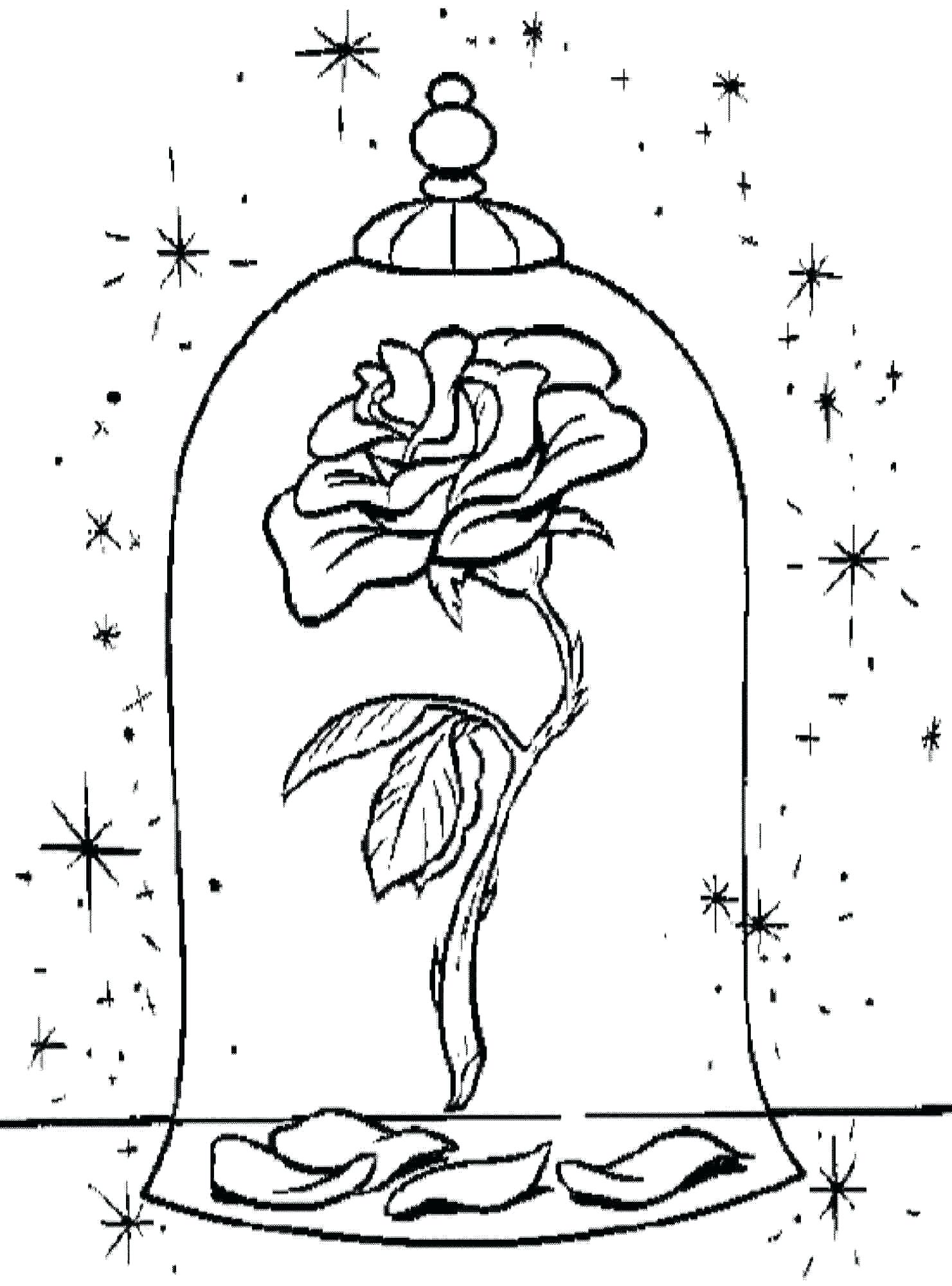 1481x2000 Beauty And The Beast Adult Coloring Pages