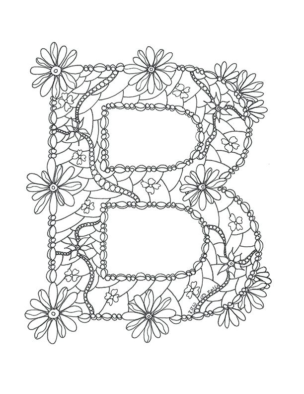 612x792 Coloring Pages Letter B Letter J Coloring Pages For Toddlers