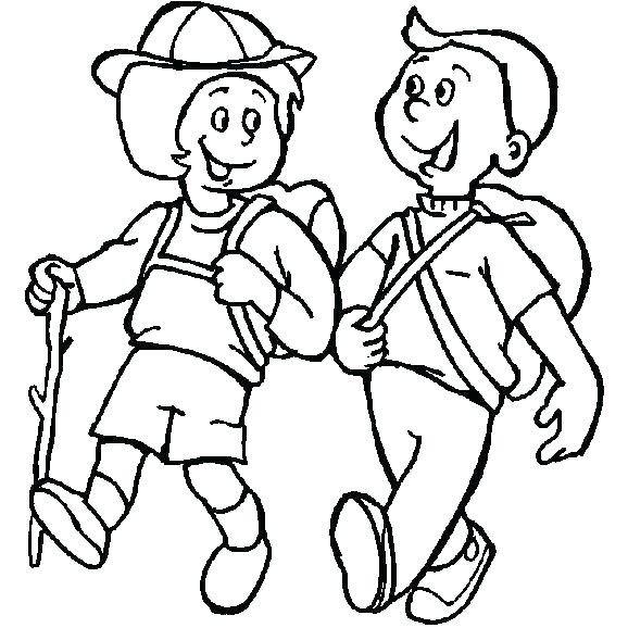578x578 Coloring Pagesline Hard Camping A Family Putting Up The Tent