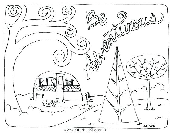 570x441 Camping Coloring Page Camping Coloring Page Camping Coloring Pages