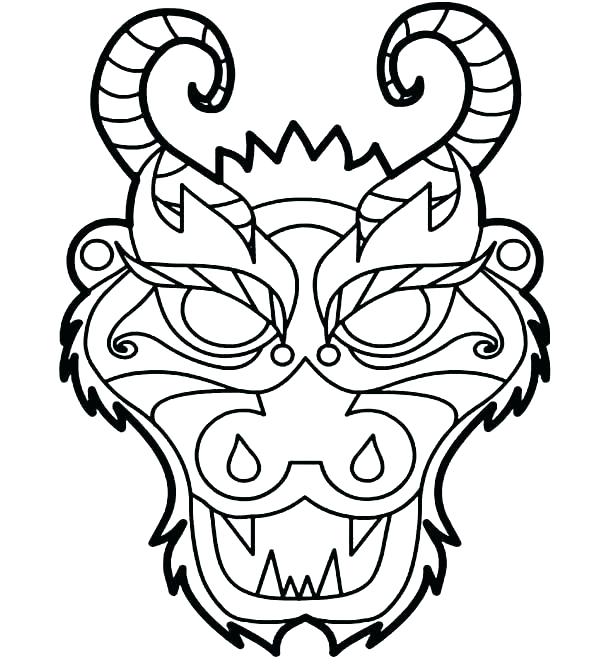 600x671 Chinese Coloring Pages Coloring Pages Water Dragon Coloring Pages