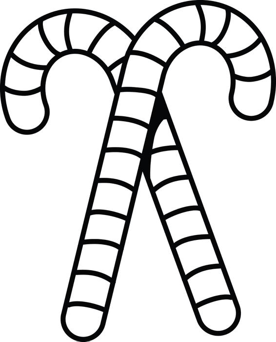 566x700 Portfolio Candy Cane Coloring Pages Page Christmas Free They Have