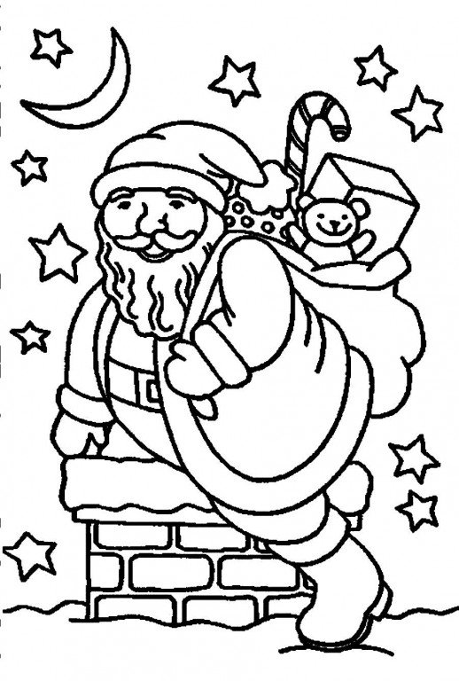 518x768 Coloring Pages Of Santas Around The World Best Christmas Santa