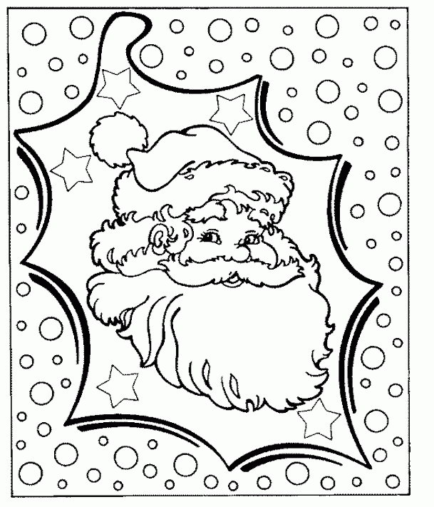 609x711 Kids N 85 Coloring Pages Of Christmas Santa Claus