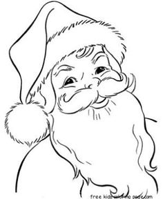 236x288 Santa Claus Kids Coloring Pages And Free Colouring Pictures