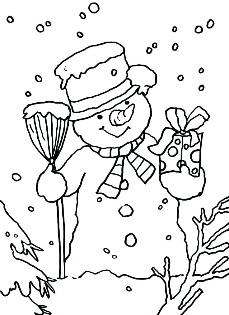 736x1010 Printable Snowman Coloring Pages Toger Free Printable Christmas