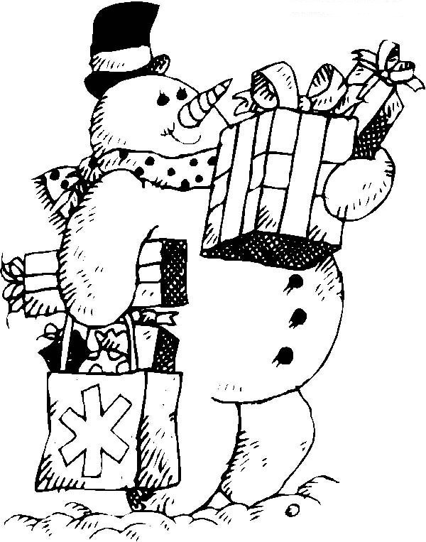 600x763 Christmas Coloring Pages