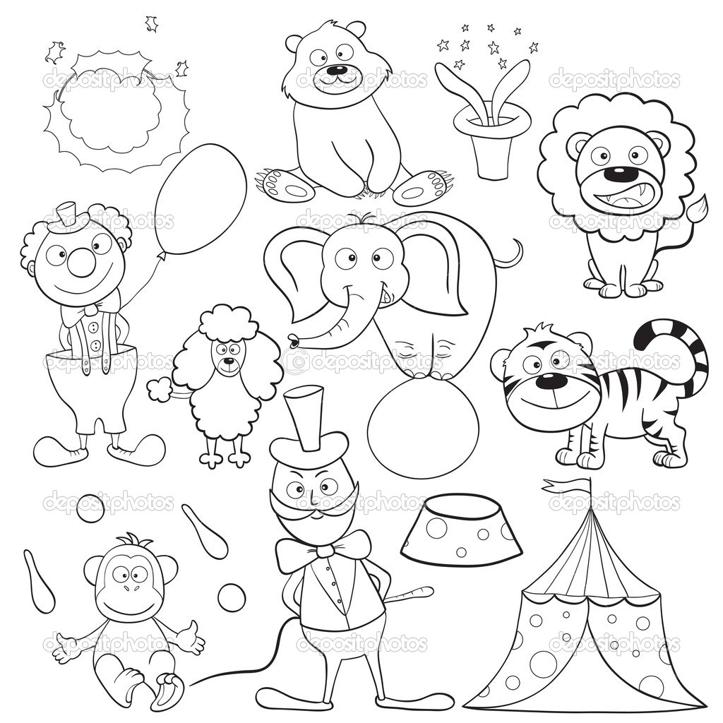 1024x1024 Circus Coloring Pages For Toddlers Preschool Beatiful Print Page
