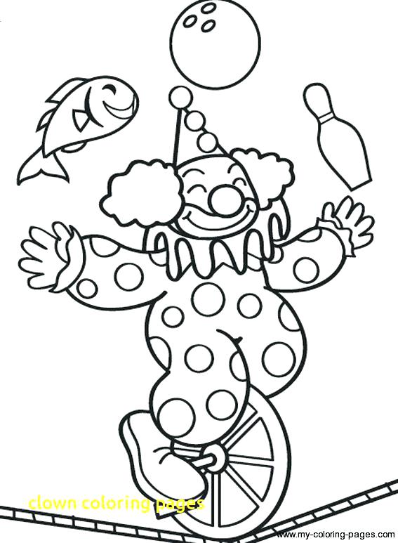 567x773 Clown Printable Coloring Pages Cheap Circus Coloring Pages Image 9