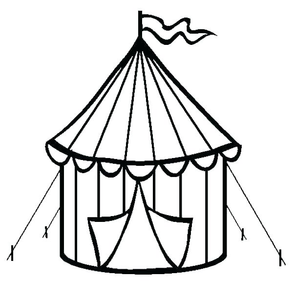 600x611 Carnival Coloring Page Circus Themed Coloring Pages Carnival