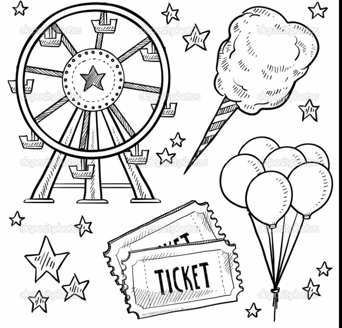 1126x1080 Circus Coloringagesrintable Great Colouring Tent Jojo Coloring