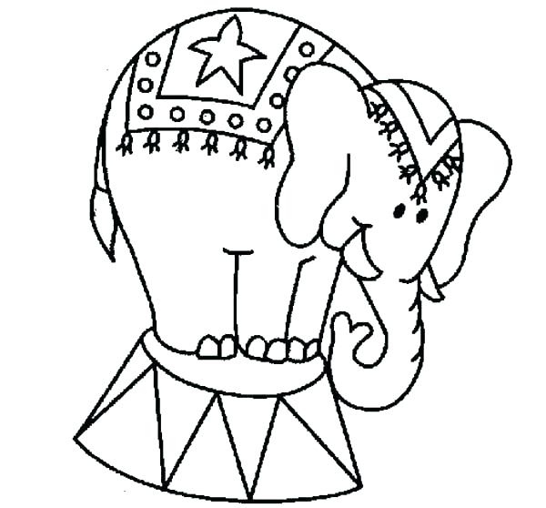 600x558 Circus Coloring Page Circus Coloring Pages Circus Coloring Books
