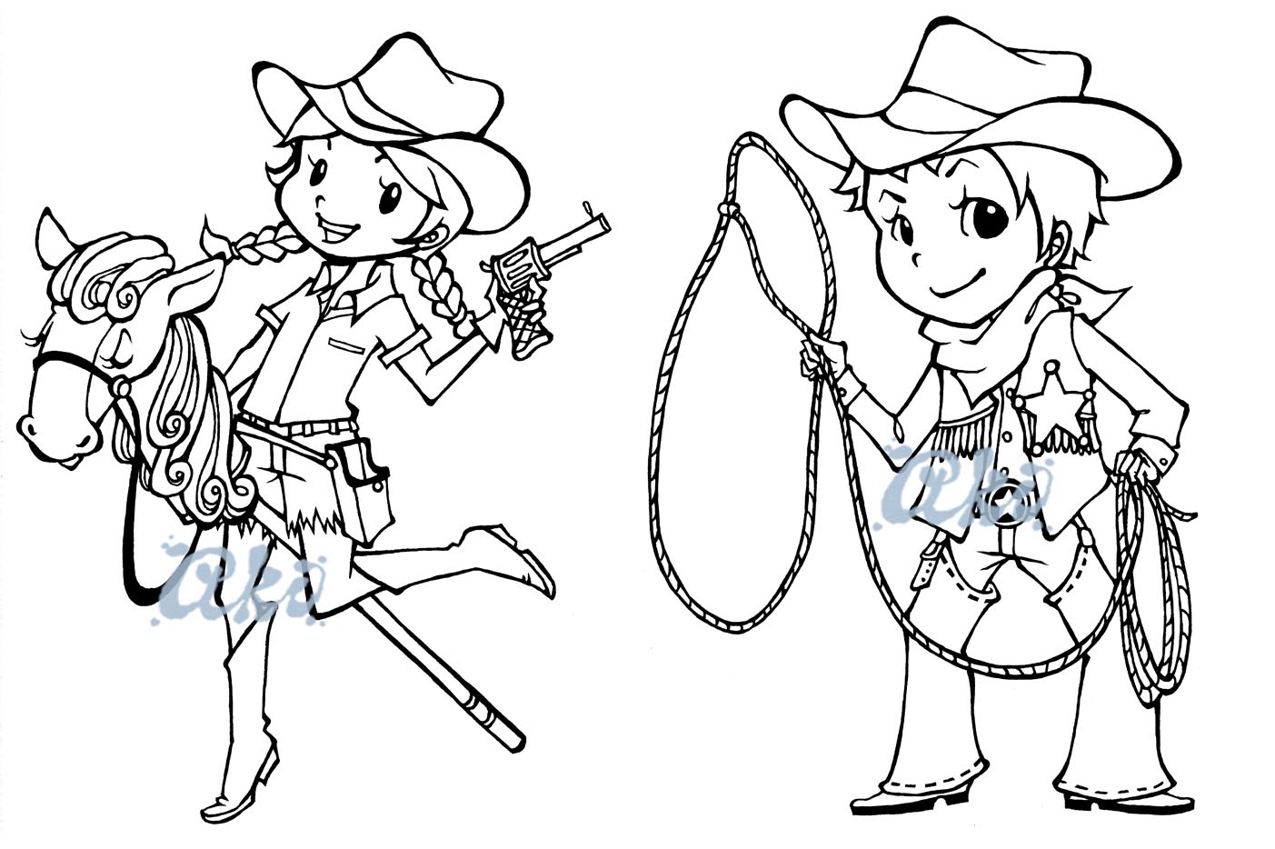 1403x934 Cowgirl Coloring Pages To Download And Print For Free Book Cowboy