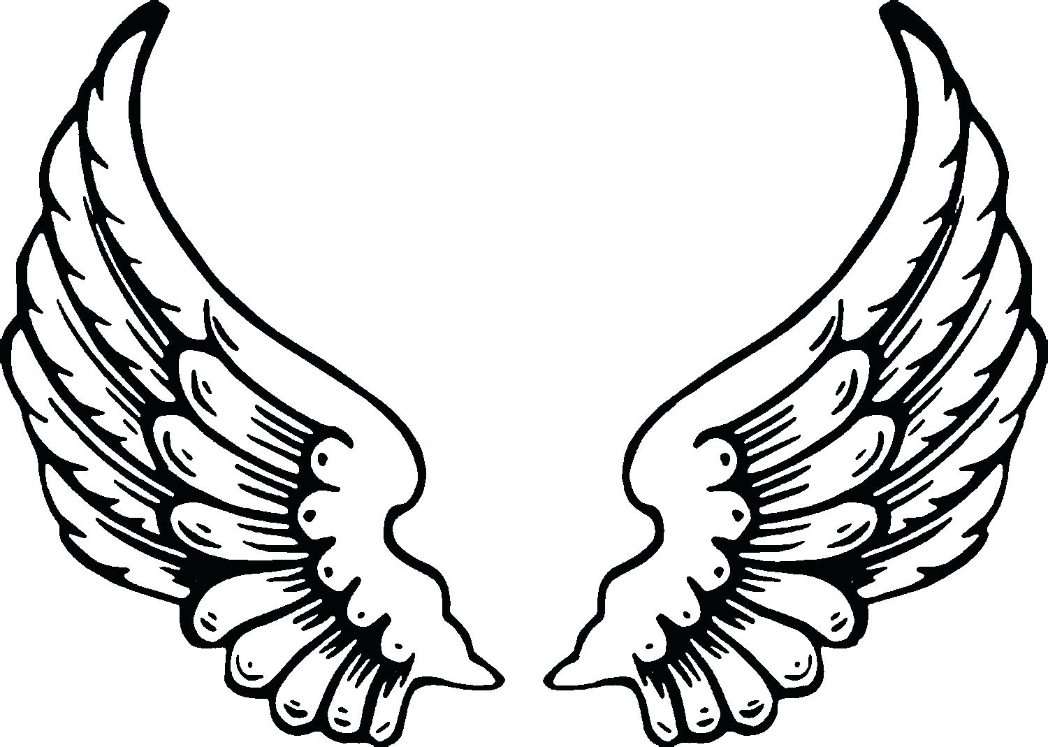 1500x1069 Coloring Pages Of Wings Cross With Page Free Printable